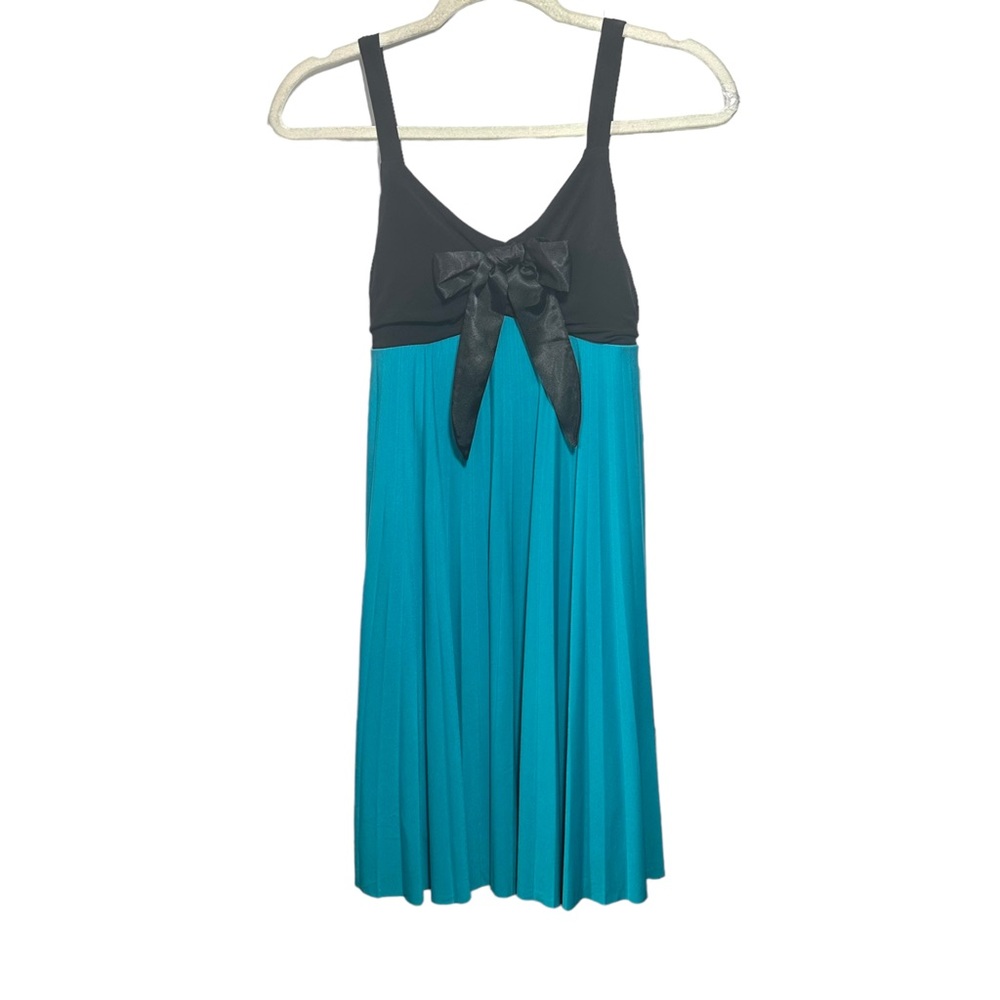 IZ Byer California Girls Sz 18.5 Y2K Easter Cocktail Party Short Dress Front Bow